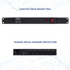 ThePoEstore 6 Outlet Horizontal 1U PDU Rack Mount Power Strips