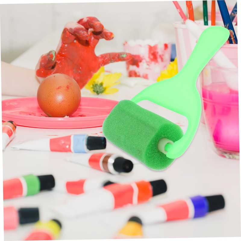 SEWACC 4pcs Paint Roller Set with Wide Handles Easy to