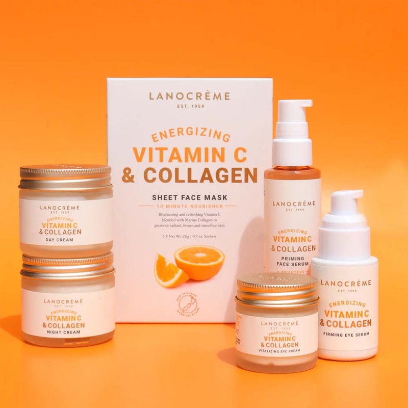 Lanocreme-Energizing Vitamin C & Collagen Priming Face Serum 50ml