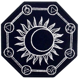 ZEGINs Alchemy Symbol Patch Embroidered Applique Badge Iron On Sew On Emblem