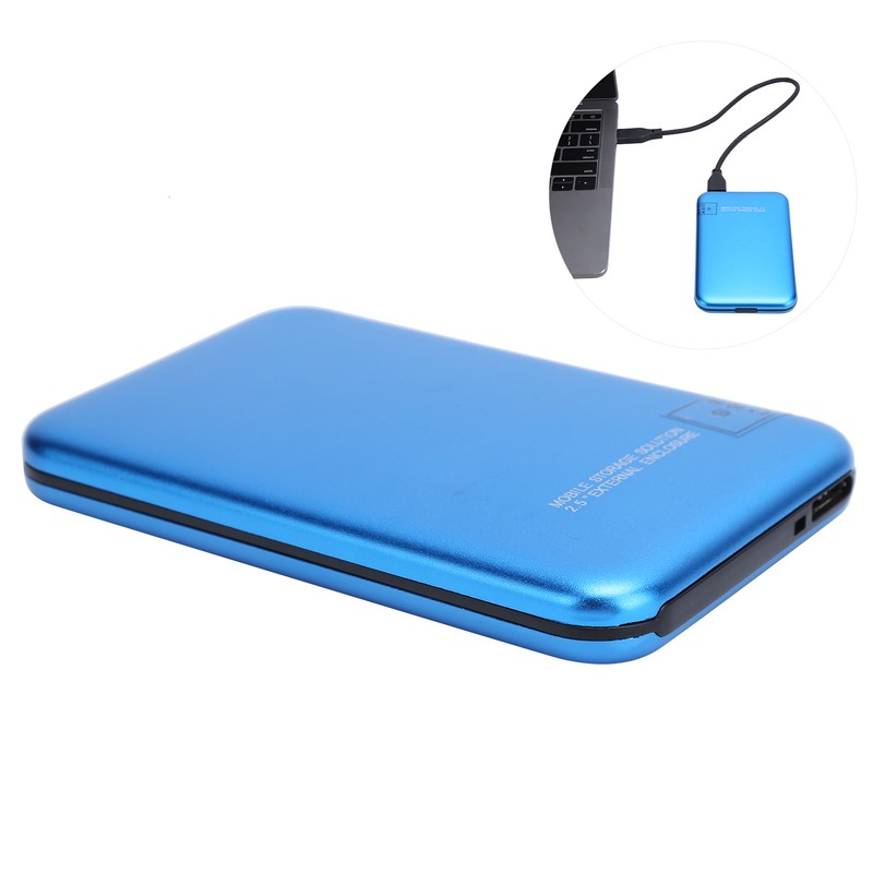 2.5in Mobile External Hard Drive Disk USB3.0 Portable HDD Blue