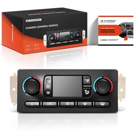 A-Premium Automatic Climate Control Module A/C & Heater Control Panel - Compatible with Hummer H2 2003 2004 2005 2006 2007 - with Rear Window Defogger, Replaces# 10399657 15105969