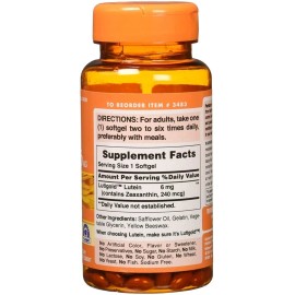 Luteina Vitaminas Vista Ojos 200 Cápsulas Blandas Eg L0