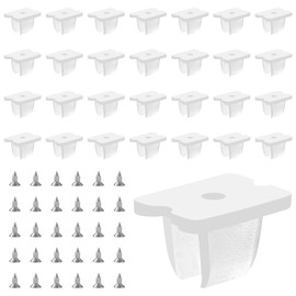 30 Pack Waterproof LED Strip Lights Holder with Fitting Screws, Mounting Bracket Clips Fixing Clamps Holder DIY Multiple Colors, Color Changing LED Strip Lighting for Bedroom