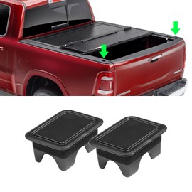 TTCR-II Compatible with Ram 1500 Stake Pocket Covers 2019-2024, for Ram 1500 Bed Rail Stake Pocket Plugs Big Horn/Classic/Laramine/Limited/Long Star/Rebel/SLT/Sport/Tradesman (2 Packs)