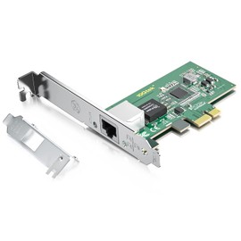 Gigabit PCIe NIC with Intel I210 Chip, 1Gb Network Card Compare to Intel I210-T1 NIC, Single RJ45 Port, PCI Express 2.1 X1, Ethernet Card with Low Profile for Windows/Windows Server/Linux