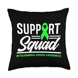 Support Squad Mitochondrial Disease Awareness Throw Pillow