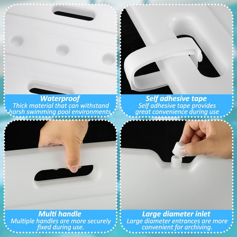 2 PCS Swimming Pool Ladder Weights, HDPE Swimming Pool Step