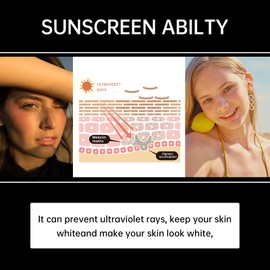 Face Sunscreen Black Girl, Sunscreen for black skin,Face & Body Moisturizing sunscreen for face SPF 30, Black Gir'l Sunscreen for black women