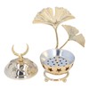 Candle Holder Arabian Star Moon Ginkgo Shape Metal Candle Holder
