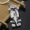 Seadiquiet Silver Novelty F1 Formula 1 Racing Car Charm Keyring