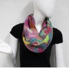 Gloop Women's Scarf Loop Scarf Fine Knit Loop with Ethnic