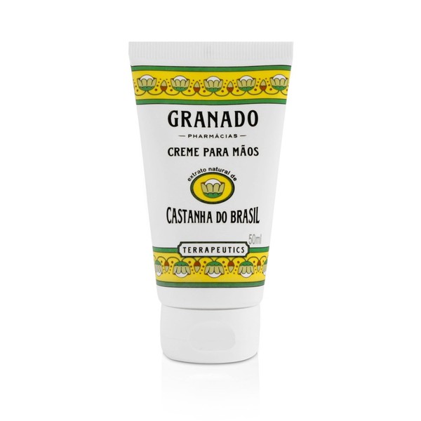 Linha Terrapeutics Granado - Creme Para Maos Castanha 50 Ml - (Granado Terrapeutics Collection - Brazil Nut Hand Cream 1.7 Fl Oz)