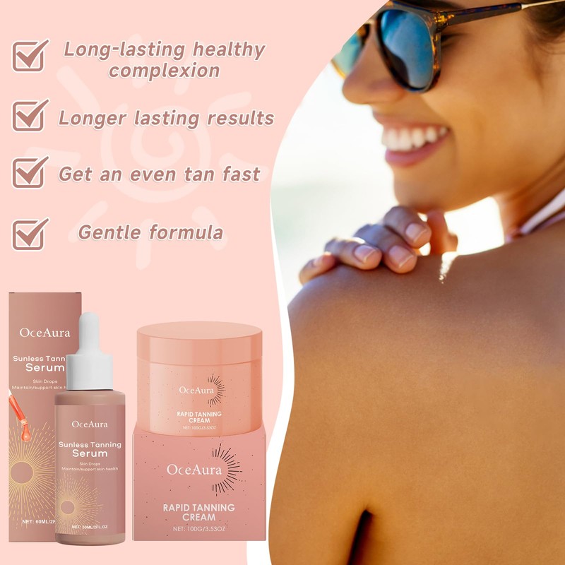 Tanning Drops with Face Self-Tanner, Self Tanning Drops, to Improve