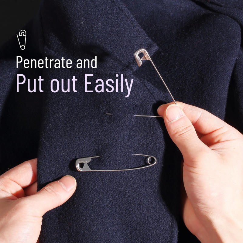 Mr. Pen - 1000 Pack 1.1 Inch Silver Safety Pins