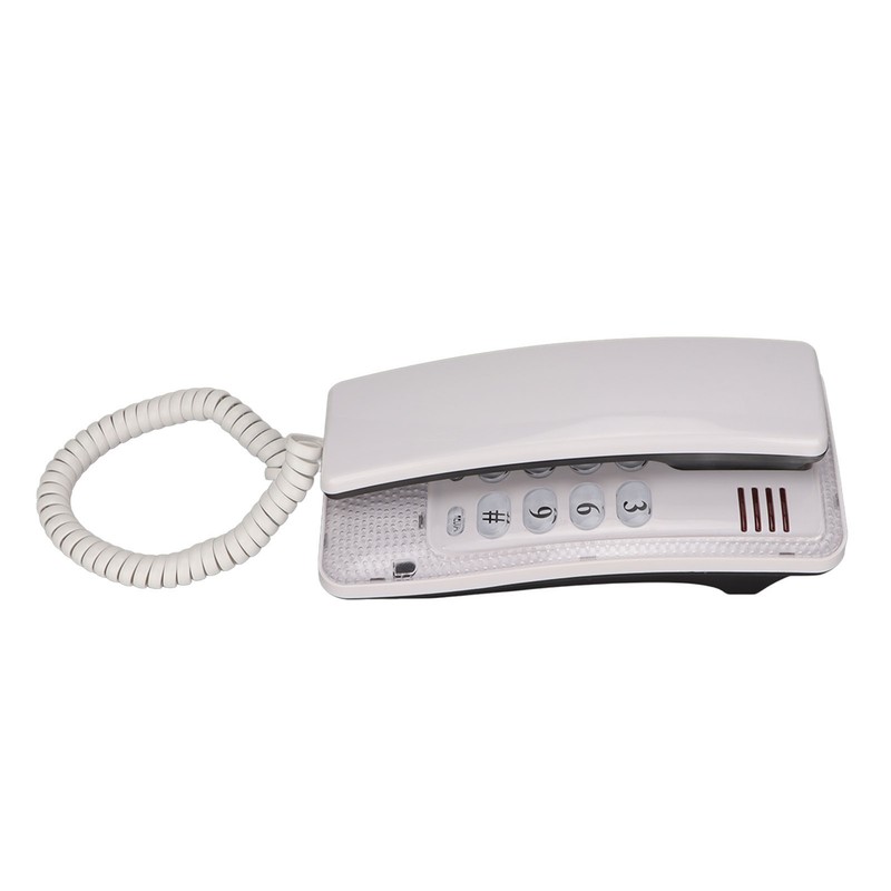 KXT‑438 Wall Mounted Home Phone Corded Telephone with Redial Quick