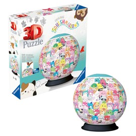 Ravensburger 3D Puzzle 11583 Puzzle Ball Squishmallows Puzzle Ball Made of Three-Dimensional Shaped Puzzle Pieces Gift Idea for Adults and Children from 6 Years