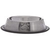 Paws 'n' Claws Stainless Steel Non Slip/Skid Small Pet Dog Cat Bowl Feeder Dish