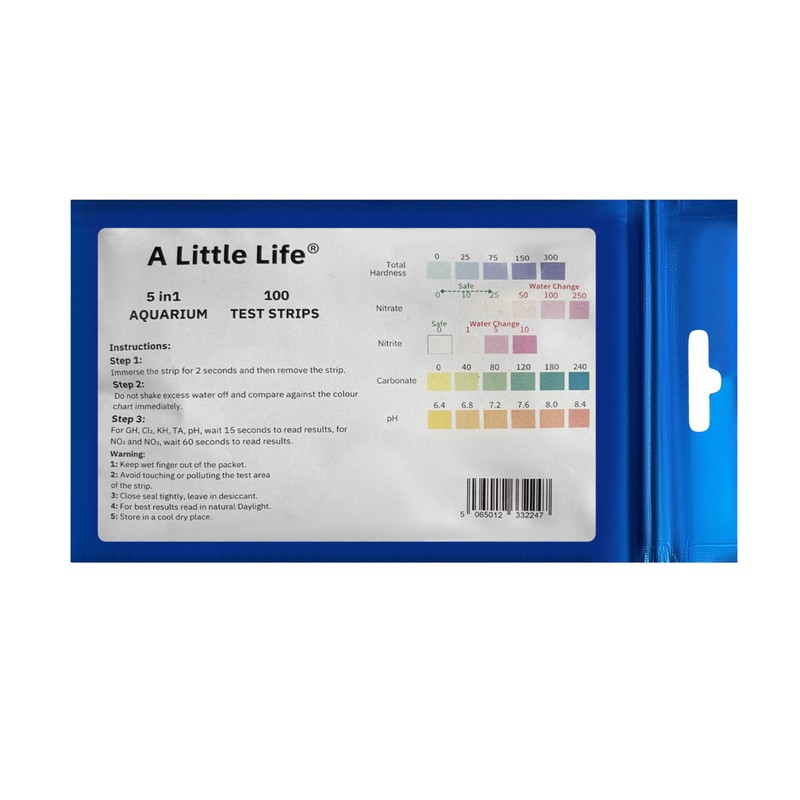 A Little Life 5 in1 Aquarium Test Strips, Fish Tank