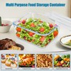 Hontent Large Glass Storage Containers with Lids 201oz Extra Large