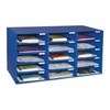 Pacon® 70% Recycled Mailbox Storage Unit, 15 Slots, Blue