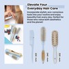 ilū Bamboo Travel Hair Brush True Blue - Environmentally Friendly