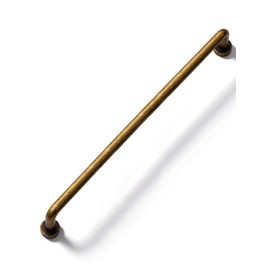 JIASENBAO Antique Brass Cabinet Bar Pulls 8.8" Hole Center 5 Pack Classic Vintage Retro Drawer Handles Kitchen Cupboard Bathroom Dresser Cabinet Hardware