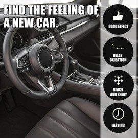 Birunwer Plastic Parts Refurbish Agent, 2024 New Plastic Parts Refurbish Plastic Parts Crystal Coating, Plastic Coating Trim Restore for Car Plastic Parts(2Pcs)