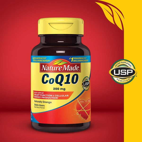 Nature Made CoQ10 200 mg. 140 Softgels Freeshipping