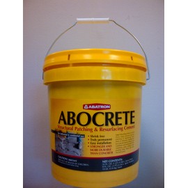 ABATRON Abocrete Kit - Self-Leveling Concrete Epoxy Patching and Filling Compound - Concrete Repair and Cement Crack Filler Small Kit - with Sand - Light Gray