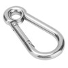 10Pcs Snap Hook Stainless Steel Safety Rope Spring Carabiner Hanging