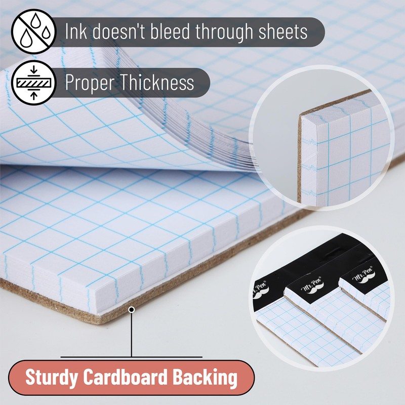 Mr. Pen- Graph Paper pads 8.5 x 11 Inches, 2