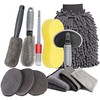 12Pcs Kit De Herramientas De Limpieza para Lavado De Autos