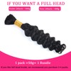 B-Fashion Human Braiding Hair for Boho Braids Deep Wave Bulk