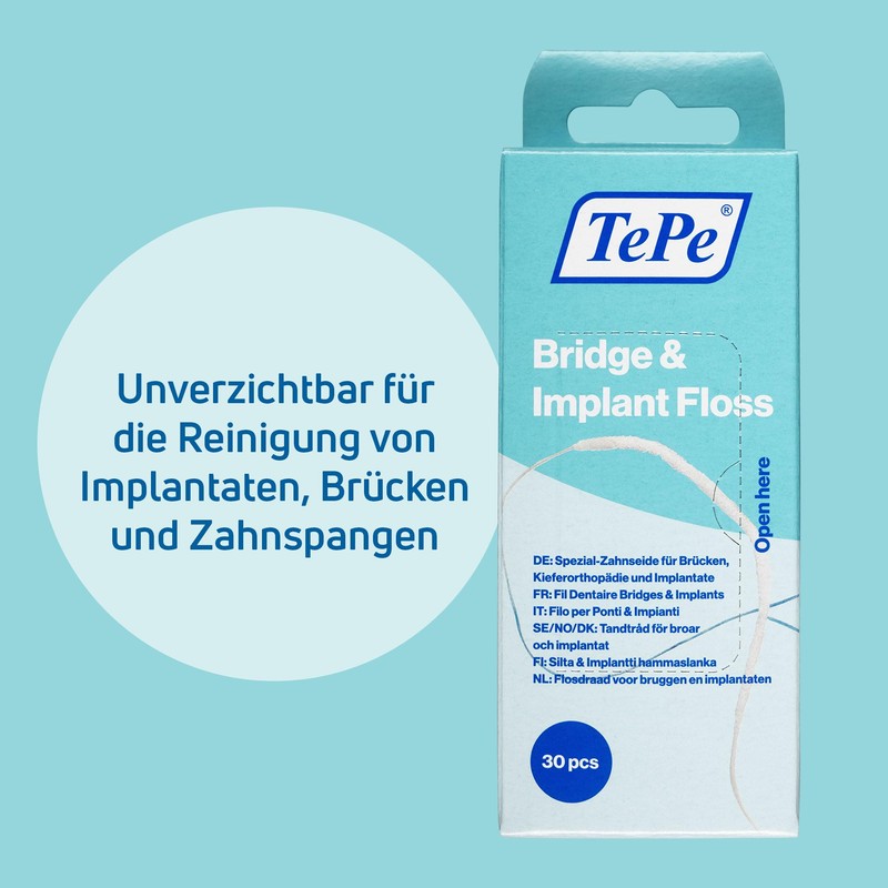 TePe Bridge und Implant Floss