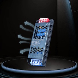 YOODI Transformer 230 V to 12 V LED, 100 W LED Transformer AC 230 V to DC 12 V Power Supply, LED Transformer Fast Heat Dissipation, LED Driver Switching Power Supply 8.3 A, Constant Voltage Low