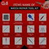 G4GADGET Strong Quality 16pc Watch Repair Tool Kit Easy Operation
