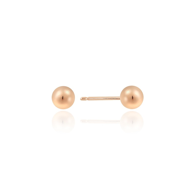 Mini Silver Ball Earrings (5mm) OTE117B05N Silver Silver / 미니