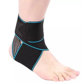 남녀용 발목 보호대 2개 압박 슬리브 보조대 삔 위한 아치 지지대 양말 파란색 [Gray] Unisex Ankle Support 2-Pack Compression Sleeves for Sprains Arch Support Socks Blue [Gray]