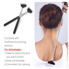 2 Pack Telescoping Back Scratcher, Omszte Portable Extendable Stainless Steel