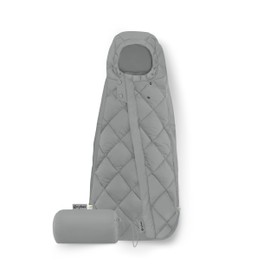 CYBEX Gold Snøgga Mini 2 Footmuff for Baby Car Seats, From Birth to Approx. 24 Months, TOG 4, Warm Filling, Stone Grey