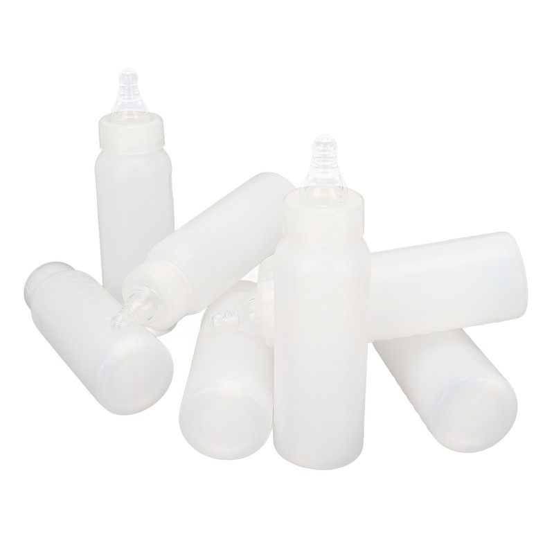 10pcs Small Animal Feeding Bottle Soft Silicone Nipple Thickened Pet