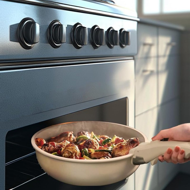 Wzenclave Universal Removable Pan - Detachable Cookware Handle Replacement for
