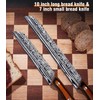Naitesen Naitesen 2PCS Serrated Bread Knife Set, Razor Sharp for