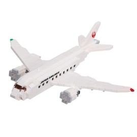 Kawada NBM-044 Nano Block JAL Passenger Airliner, 580 Pieces, 7.7 x 3.9 x 7.3 inches (19.5 x 10 x 18.5 cm), For Ages 12 and Up