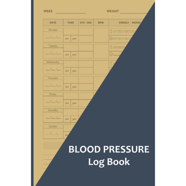 Blood Pressure Log Book: Notebook & Tracker to Record and