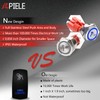 APIELE Lighted Whip Switch, ON Off Rocker Toggle Switch, SPST