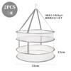 Zhejia Flat Drying Net, 2-Tier, Clothes Drying Net, 2-Piece, Windproof,