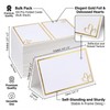 Glamoreal 100 Pcs Place Cards for Table Setting, 2" x