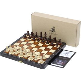 ChessJapan Premium Magnetic 27cm Wooden Magnetic Chess